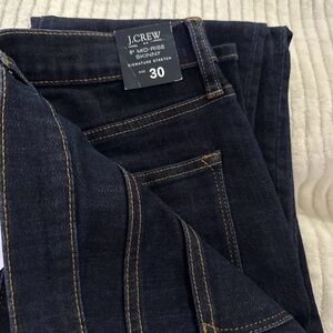 J Crew 8" Midrise Skinny Jean In Signature Stretch For Women Size 30 NWT